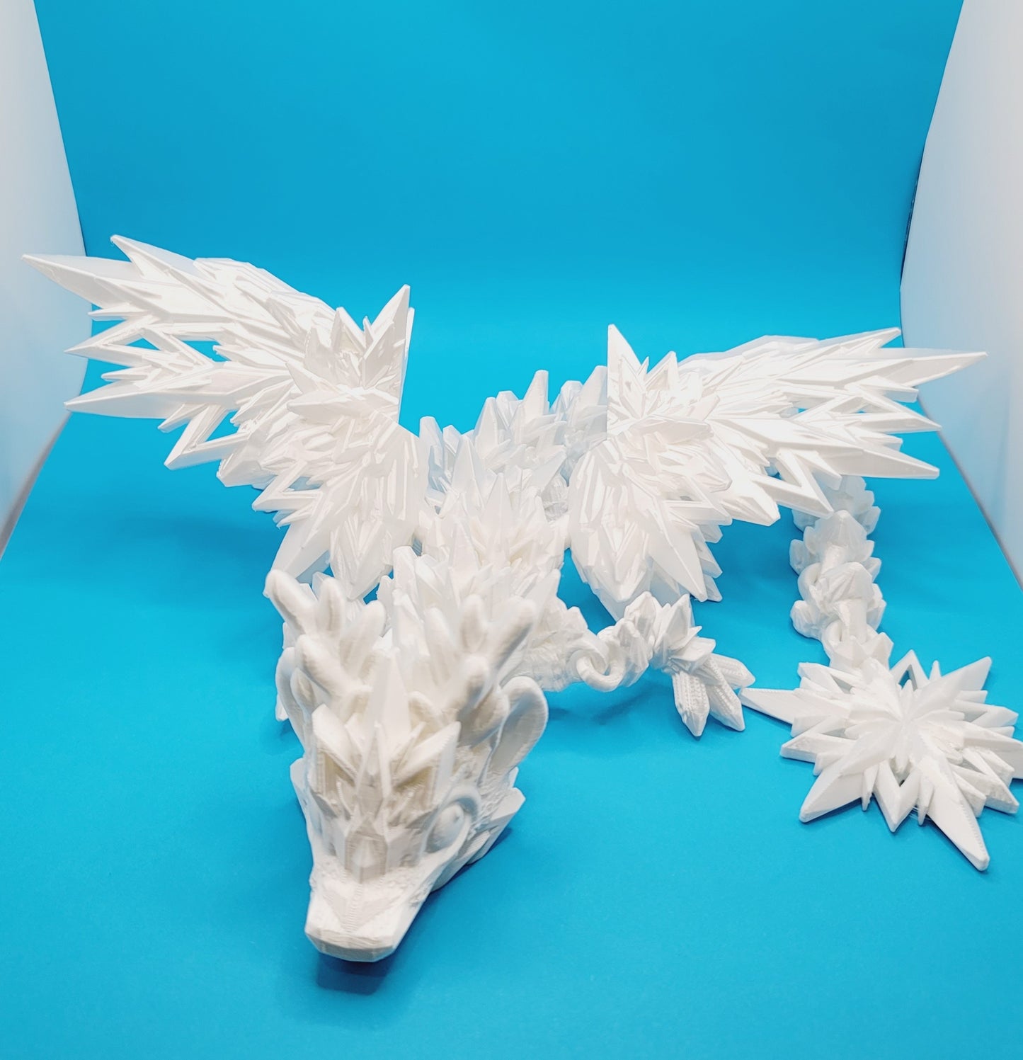 Winter Winged Dragon - 3D Printed