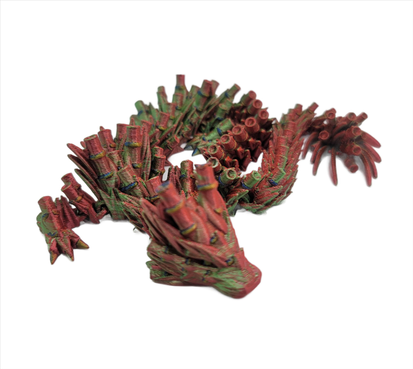 Bamboo Dragon - 3D printed Articulating figurine