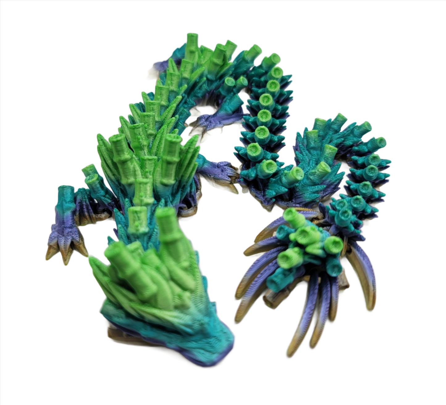 Bamboo Dragon - 3D printed Articulating figurine