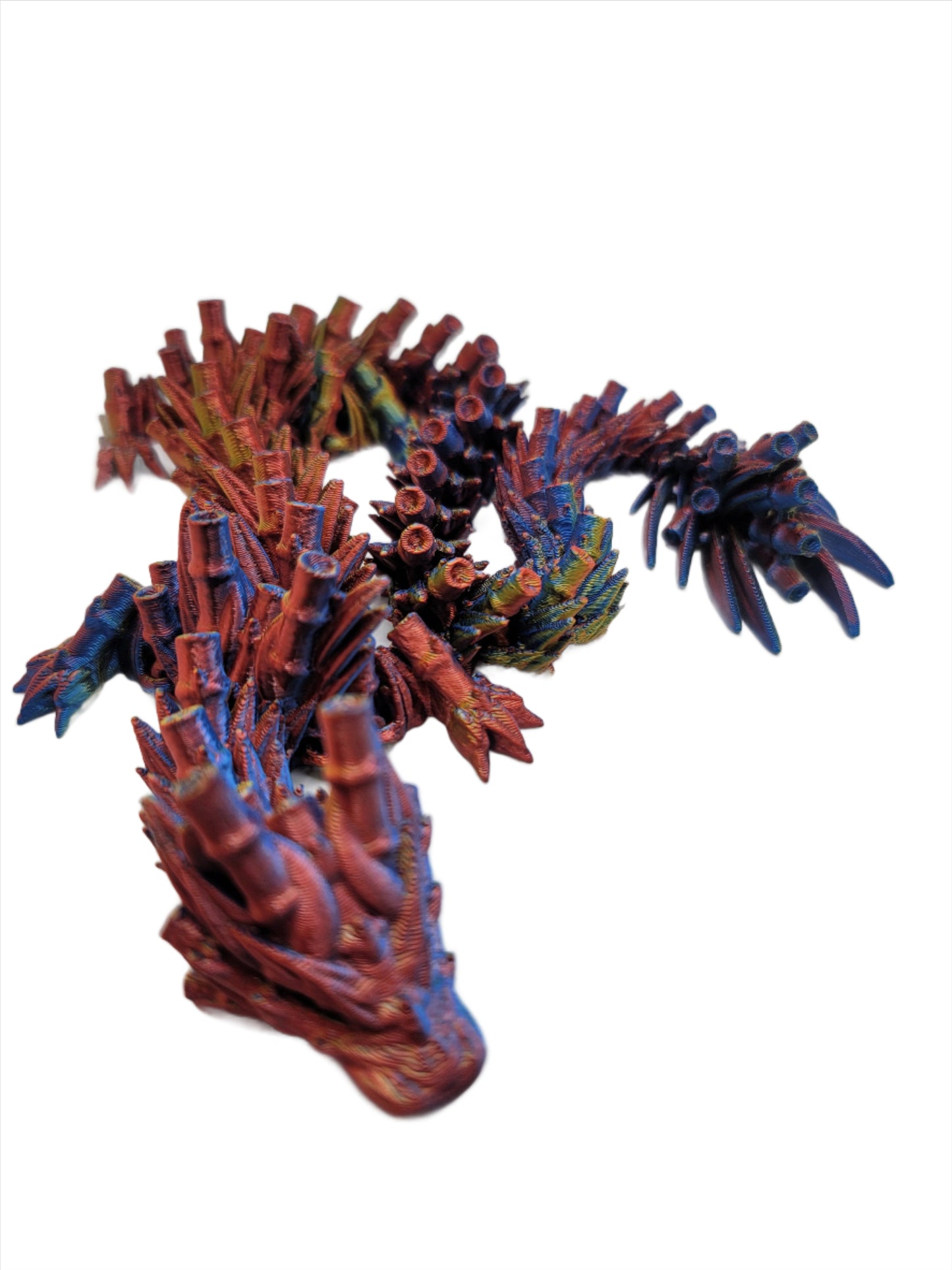Bamboo Dragon - 3D printed Articulating figurine
