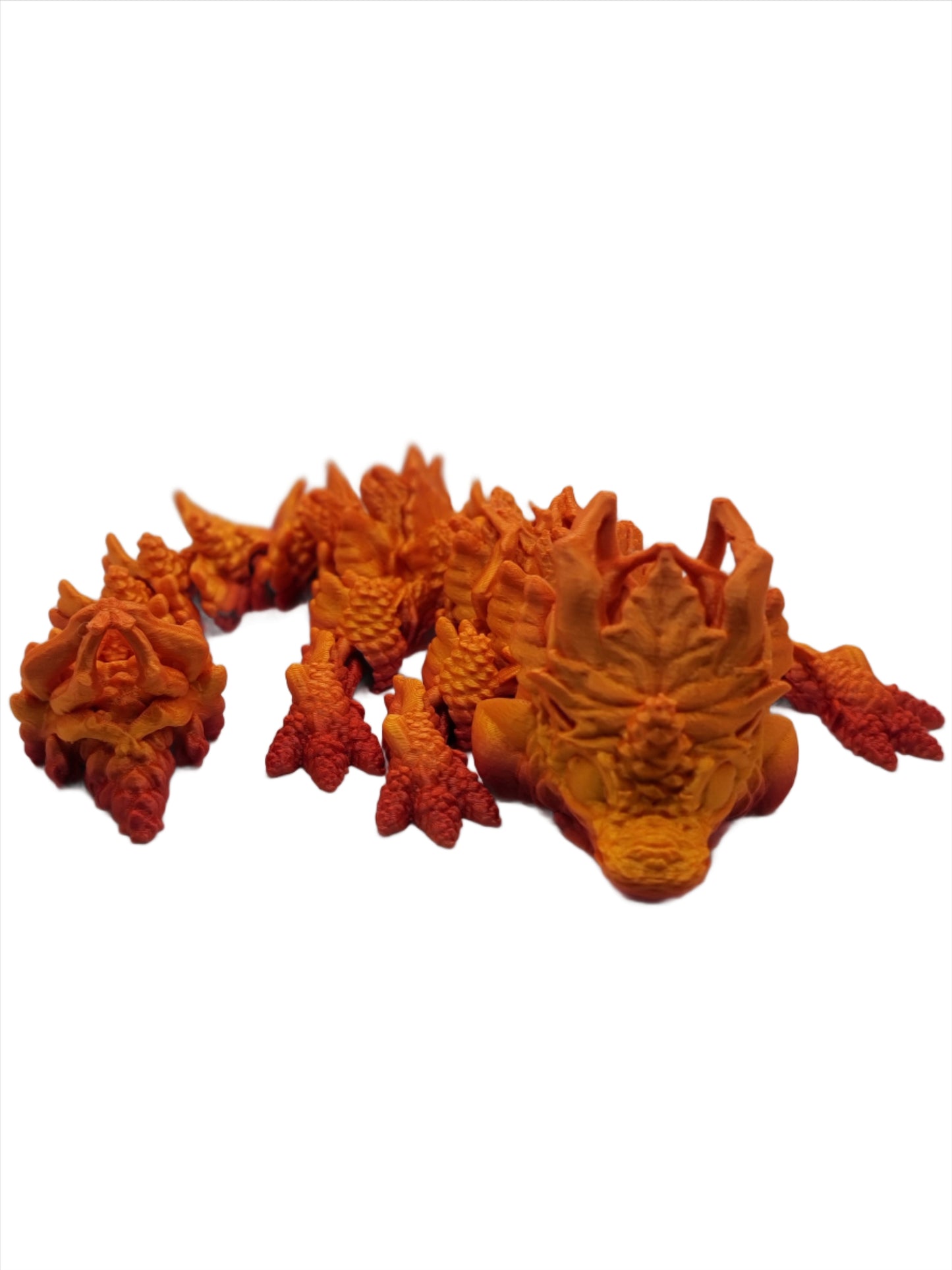Autumn Dragon - 3D printed Articulating figurine