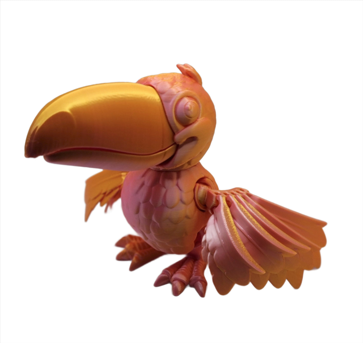 Toucan - 3D printed articulating figurine