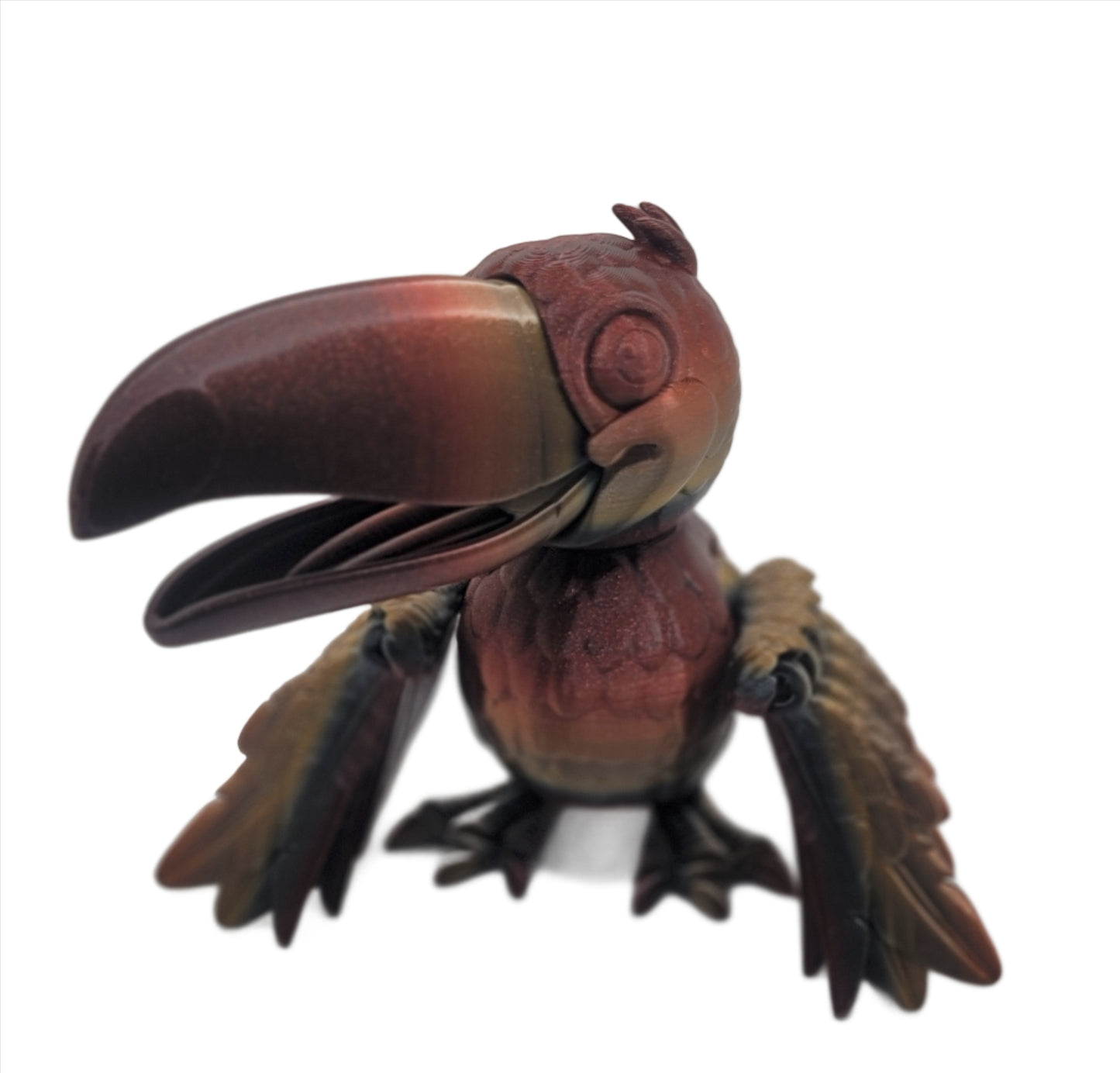 Toucan - 3D printed articulating figurine