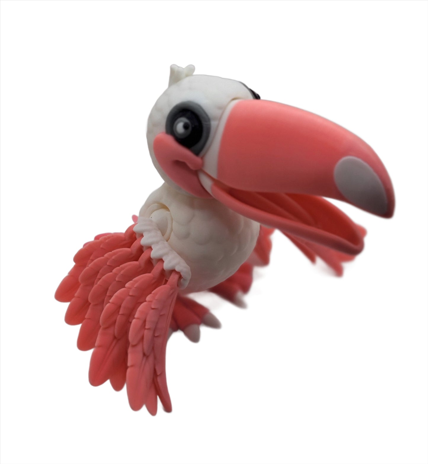 Toucan - 3D printed articulating figurine