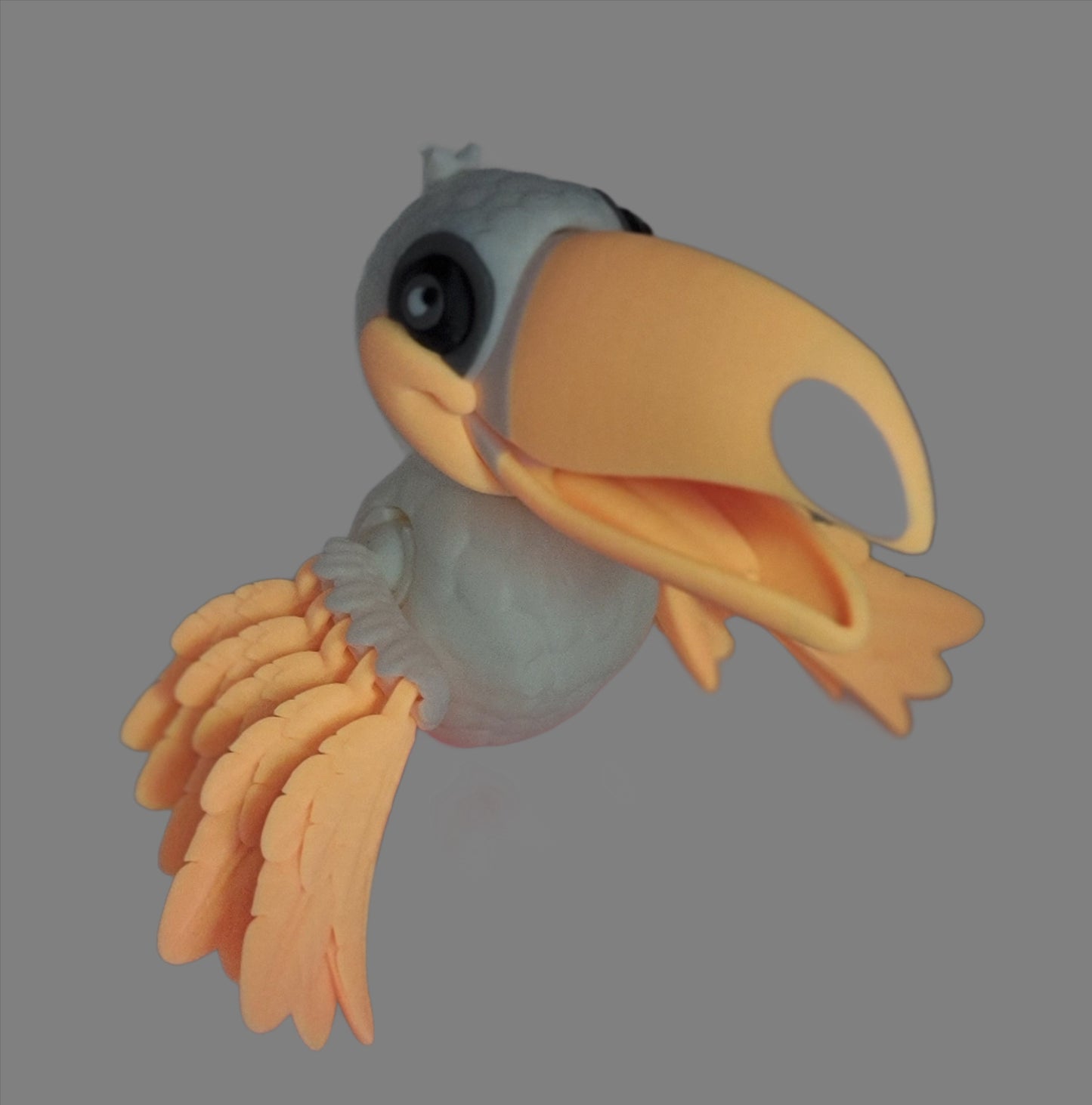 Toucan - 3D printed articulating figurine