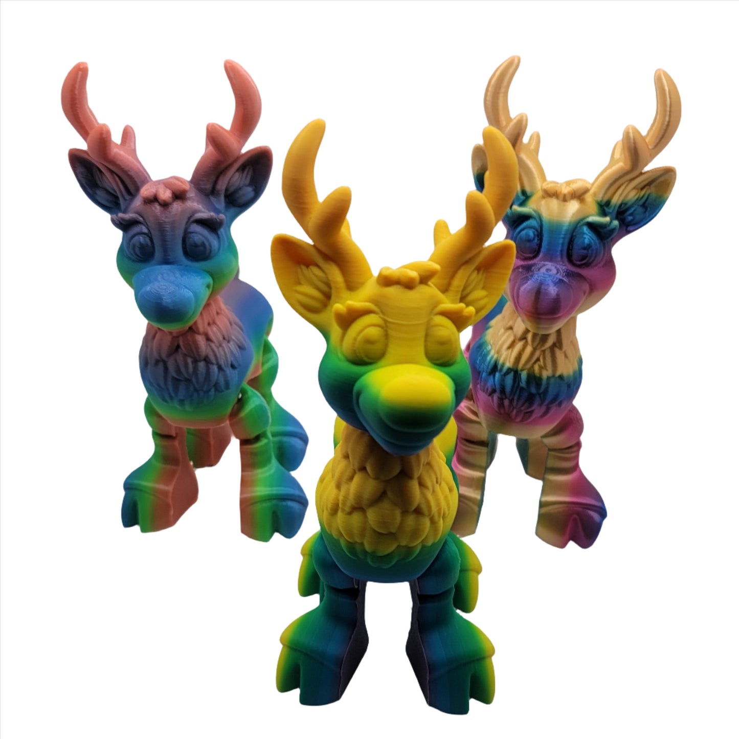Reindeer - 3D printed Articulating figurine