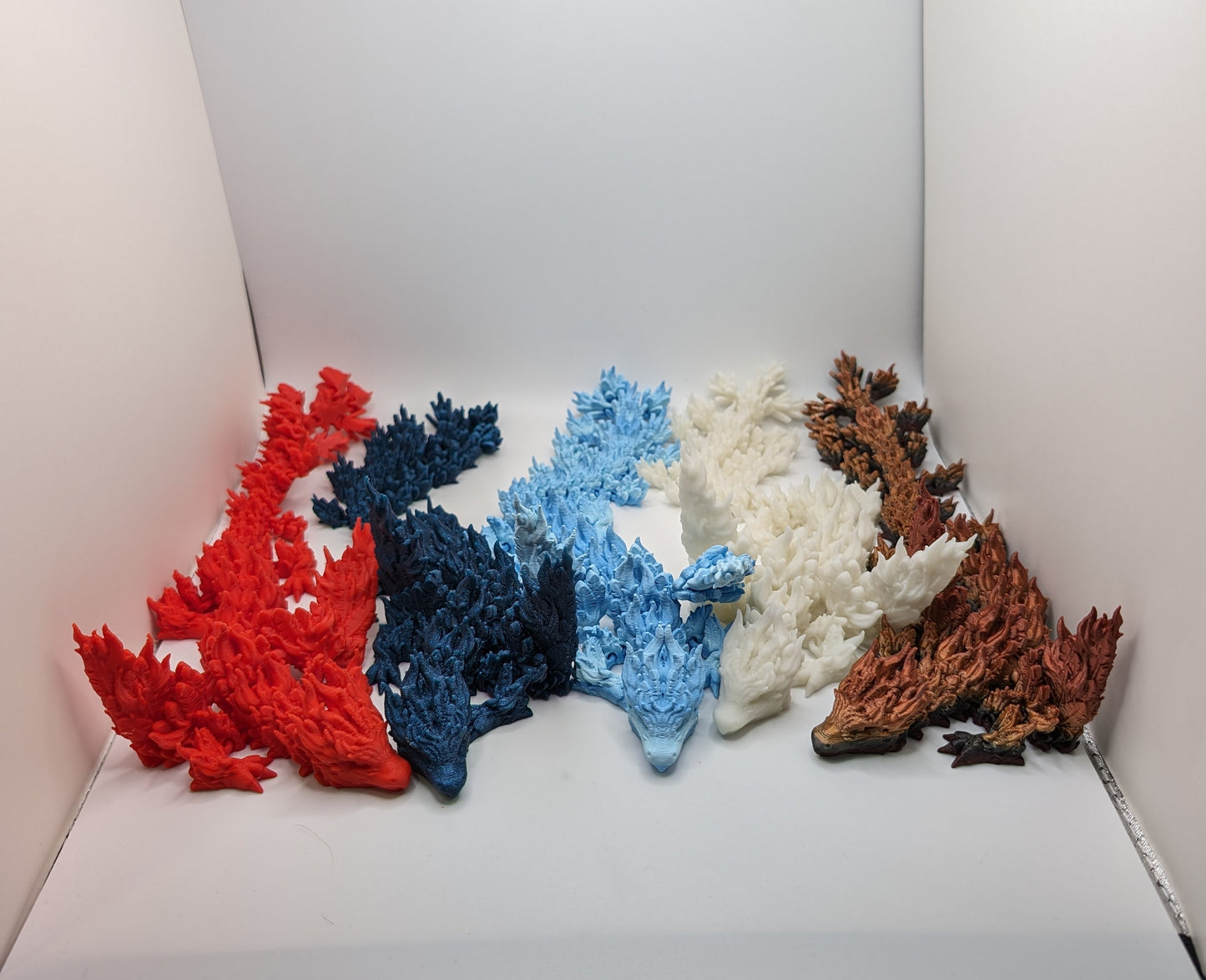 Phoenix Dragon - 3D printed Articulating figurine