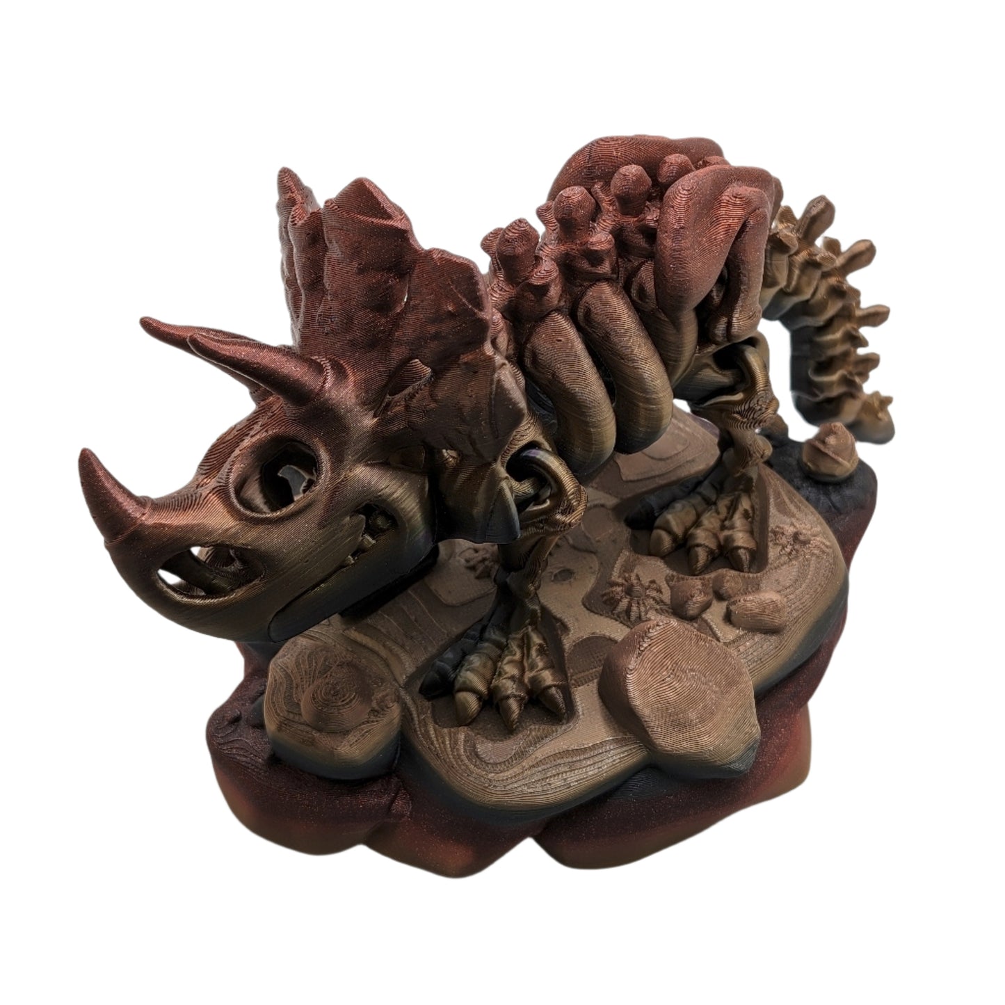 Triceratops Dinosaur Skeleton - 3D printed