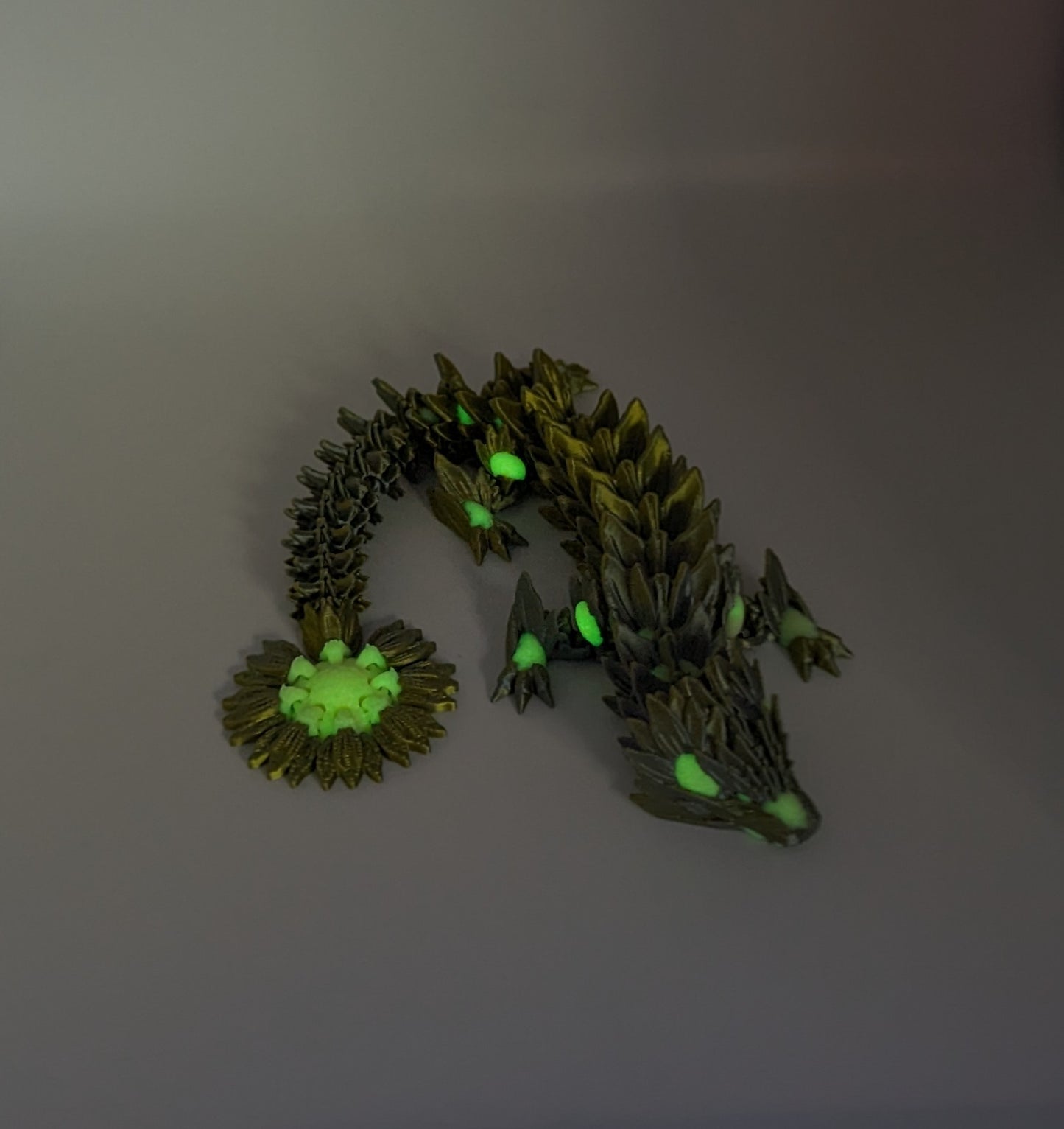 Sunflower Dragon - 3D Printed figurine