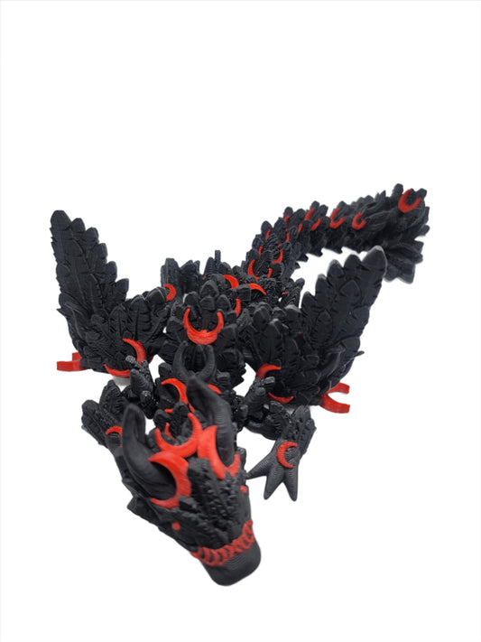 Baby Lunarwing Dragon - 3D Printed - 8.5" long