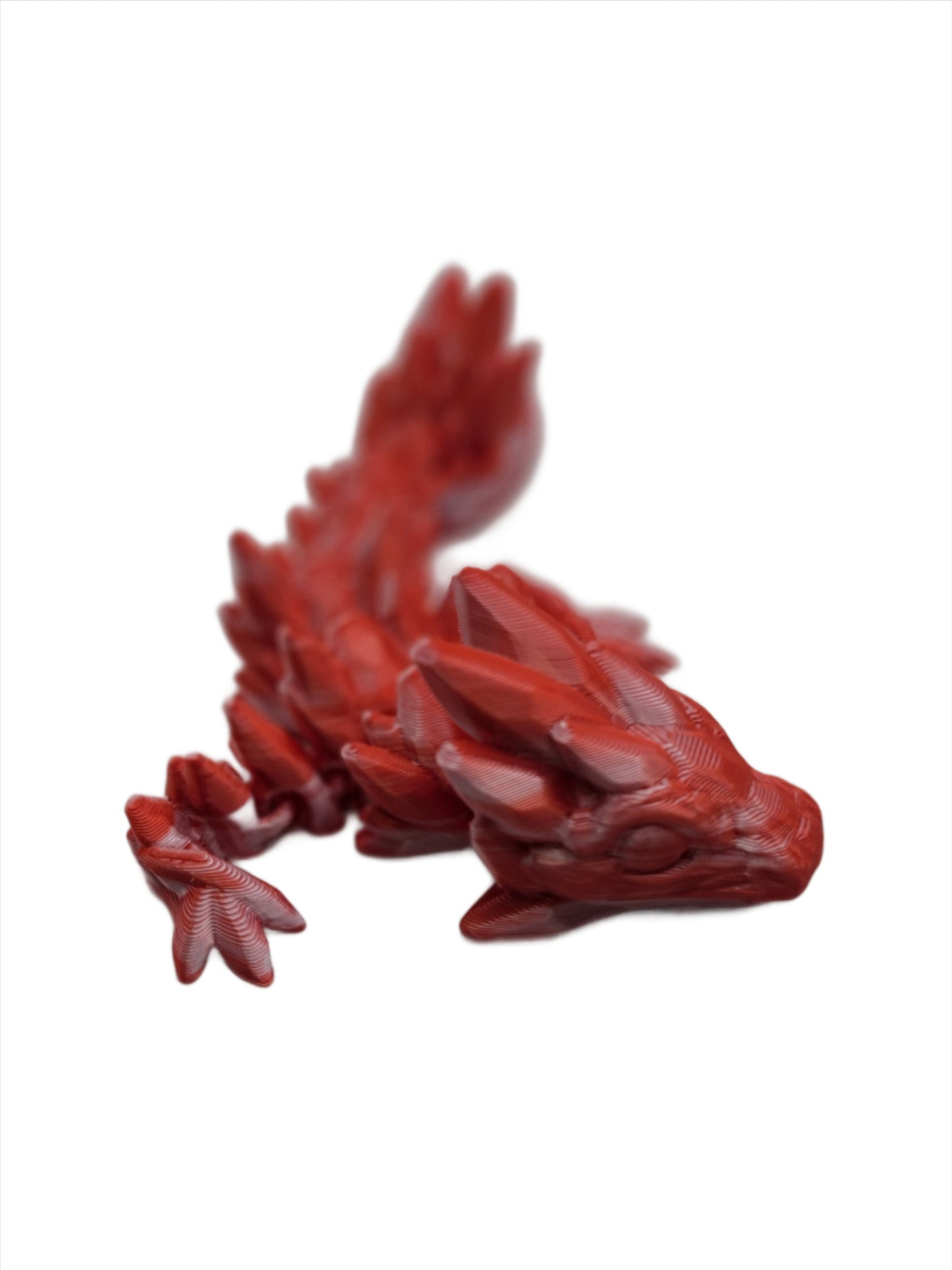 Baby Gemstone Articulating Dragon 3D printed figurine