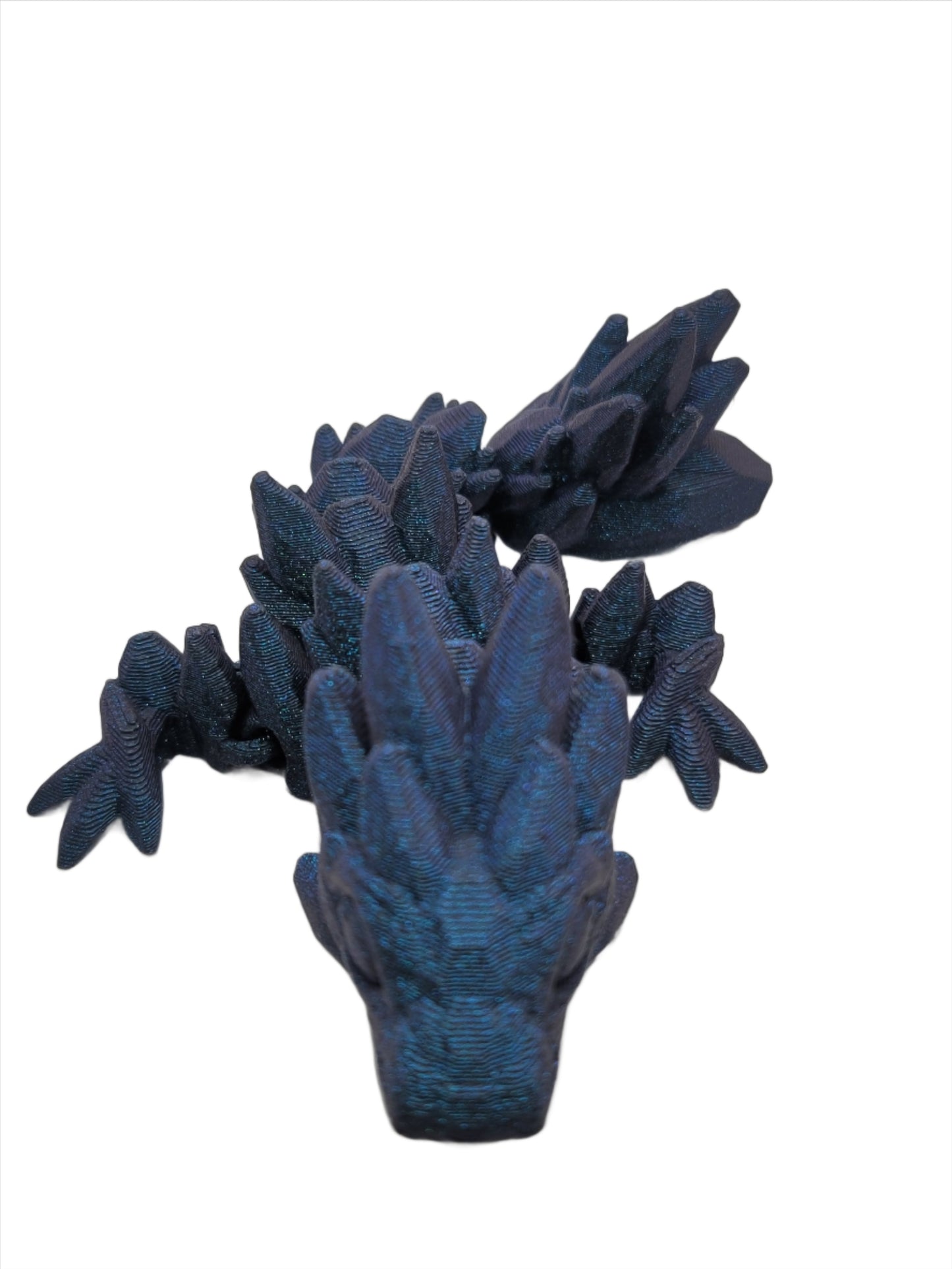 Baby Gemstone Articulating Dragon 3D printed figurine